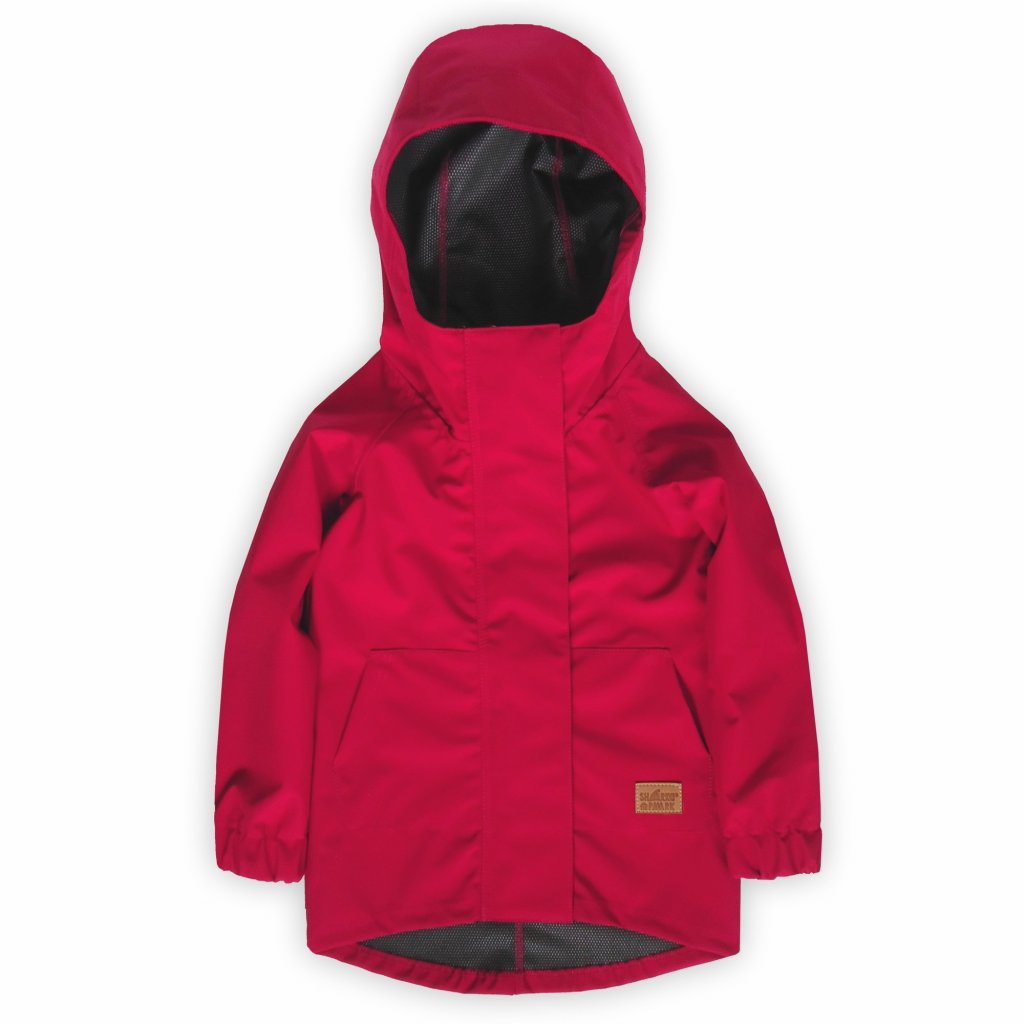 Dětská bunda softshell červená 1