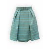 sukne pruhovana modro zelena