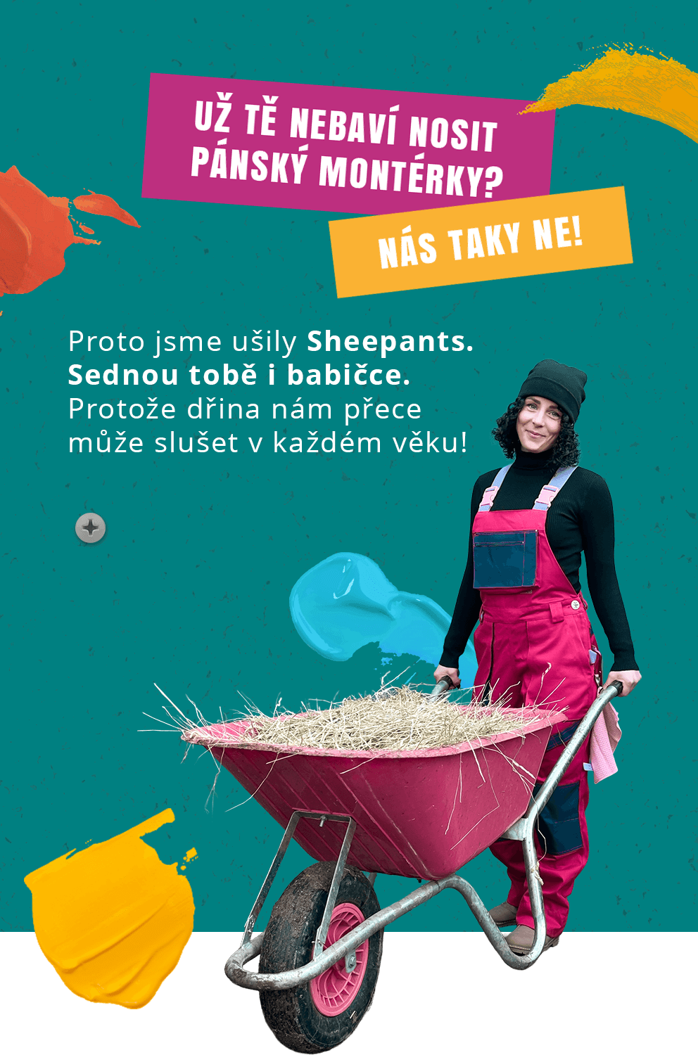 Už tě nebaví pánský montérky?