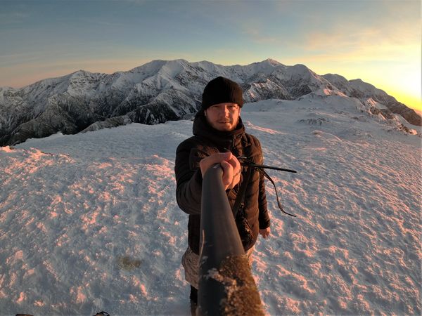 Mt. Fyffe hora nad Kaikourou - Nový Zéland