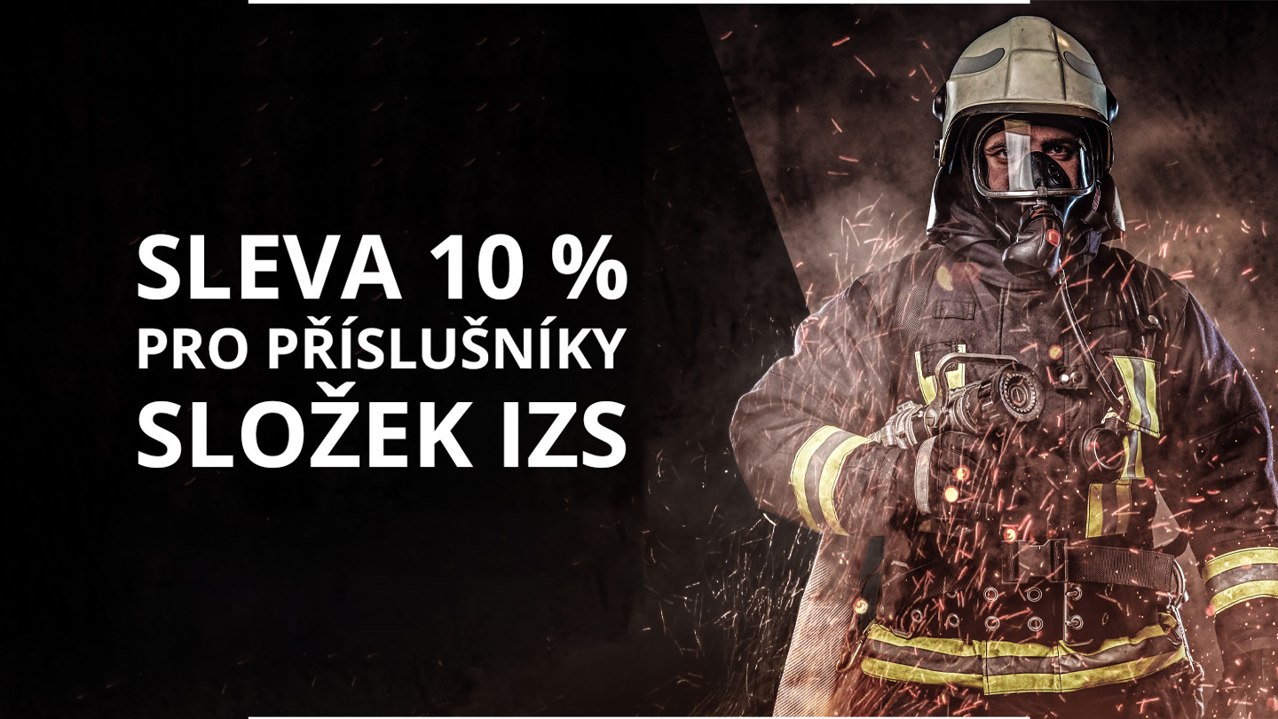 Sleva 10 % pro příslušníky složek IZS