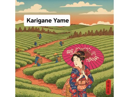 Japonský zelený čaj Karigane Yame