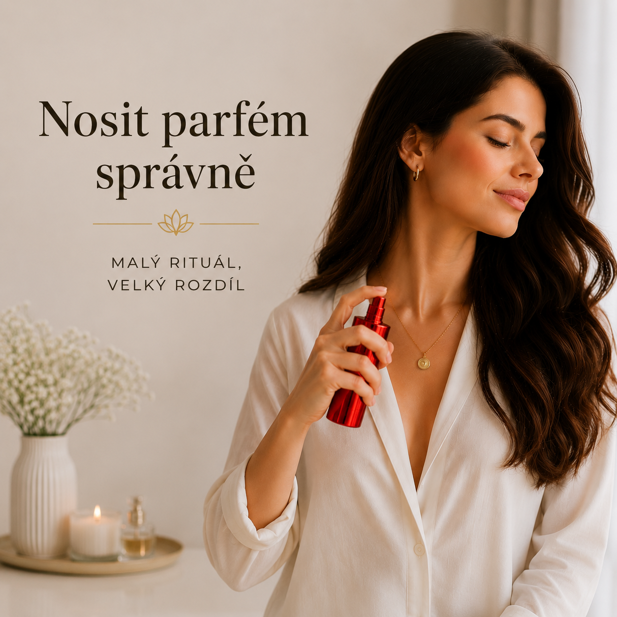 Nosit parfém správně - malý rituál, velký rozdíl