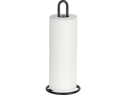 Držák papírových ručníků Ø 12,5 cm, černý, WENKO