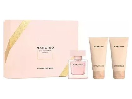 Narciso Rodriguez Narciso Cristal Edp 50 ml + tělové mléko 50 ml + sprchový gel 50 ml