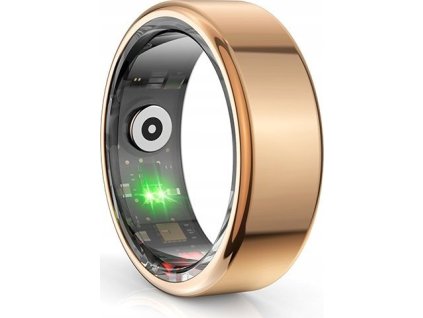 Smart RING auksinė, srdeční frekvence, saturace, sledování spánku, aktivita, velikost 8, Powerton