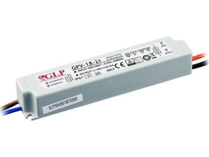 GPV zdroj 18W 24V DC IP67 gpv-18-24 led glp
