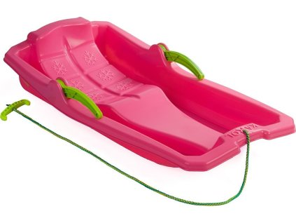 SLED MARMAT s zády a Brakes Pink 80 x 43 cm