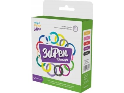 HP Cartridges Filamentie 5x 5M vlákno pro pero 3d pero Makefirst PLA 1,75 mm / teplé barvy / FP3301AC-WC01