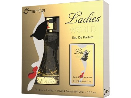 Omerta Ladies World Set Perfumed Water Spray 100 ml + parfémovaná voda sprej 20 ml