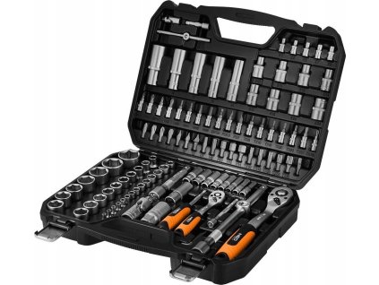 Nástrčné klíče 1/2", 1/4", sada 110 prvků Neo 10-211