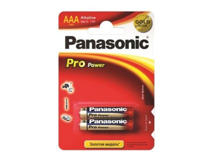 Baterie Panasonic Pro Power AAA / R03 2 ks.