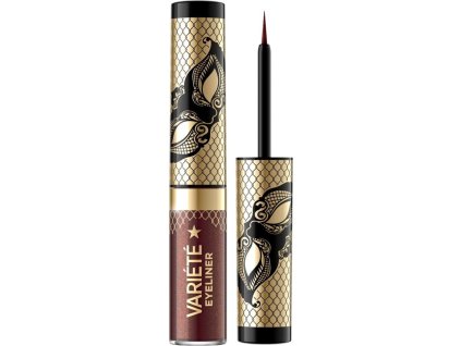 EVELINE COLOR BOOK EVELINE Variete barevné oční linky v kalamáři - 02 lesklé hnědé 4 ml