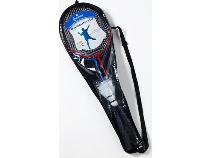<p> Kompletní badminton nastaven pro čtyři lidi. </p> <p> zahrnuje:- 4 ocelové rakety+hliník (hmotnost jednoho 70 g). </p> <p> Pro rekreaci a profesionální hru- 4 uzávěry pro badmintonové syntetické- 1 badmintonové sítě (6 dílů)- další pruhy a sledě