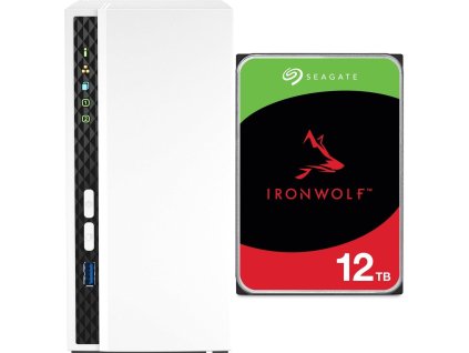 QNAP TS-233 + Seagate Ironwolf 12TB (ST12000VN0008)