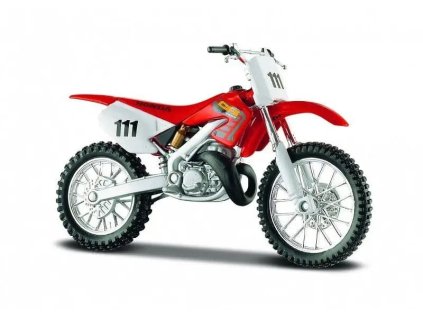 Kovový model Maisto Honda CR250R se stojanem 1/18