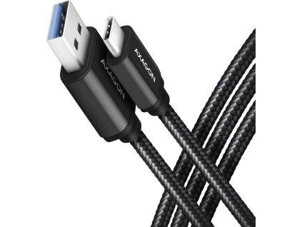 Axagon USB-A – USB-C 1,5 m černý (BUCM3-AM15AB)