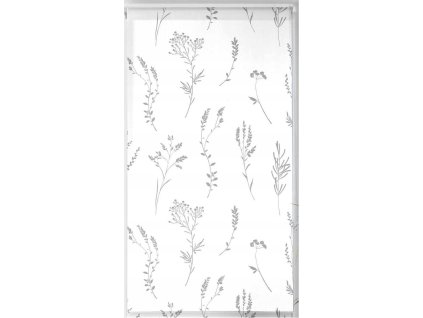 Předokenní roleta Douceur d`Interieur FLORAL, 45 x 180 cm, bílá