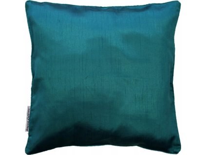 Douceur d`Interieur povlak na polštář 40 x 40 cm SHANA hladký, modrý