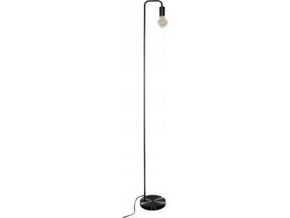 Atmosphera Moderní kovová stojací lampa, dekorativní lampa, lampa do obývacího pokoje, lampa do ložnice, stojací lampa, černá stojací lampa