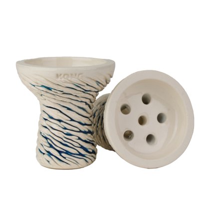 Hookah bowl - Kong, Turkish Ice White