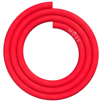 Hookah hose - Moze, Soft-Touch Red