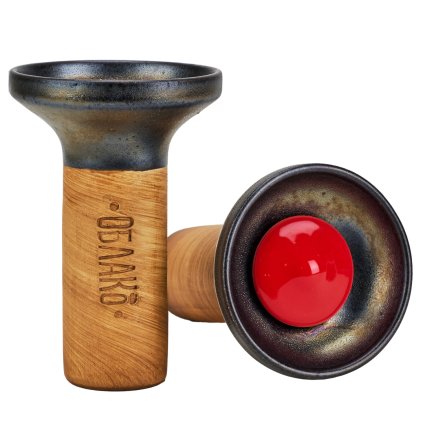 Hookah bowl - Oblako, Flow Red/Silver
