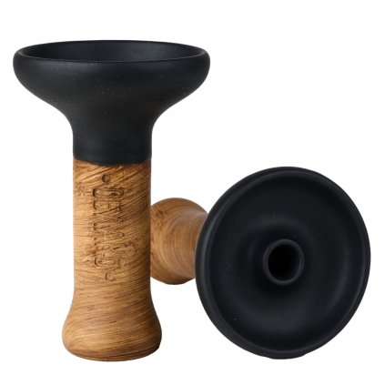 Hookah bowl - Oblako, Phunnel M Glaze Black Matte
