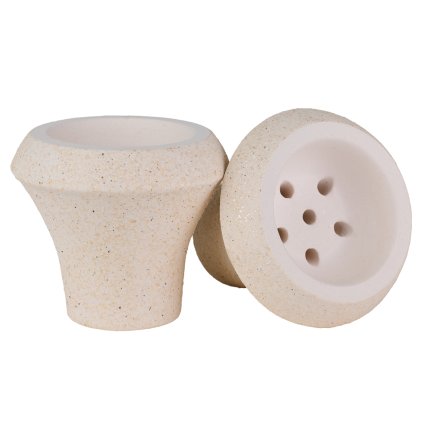 Hookah bowl - Valravn Crafts, Surtr White Sand