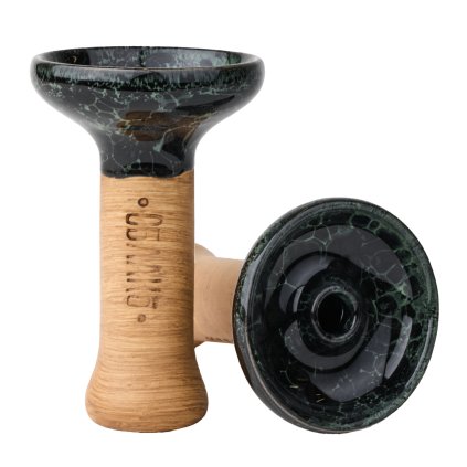 Korunka pro vodní dýmku - Oblako, Phunnel M Glaze Marble Green