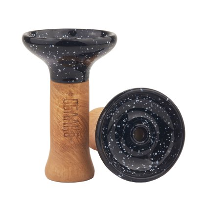 Hookah bowl - Oblako, Phunnel M Glaze Cosmos Black