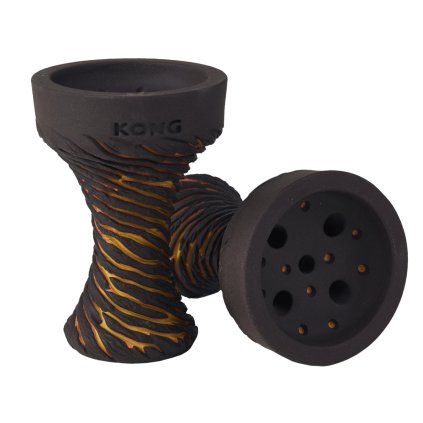 Hookah bowl - Kong, Evil Lava Black