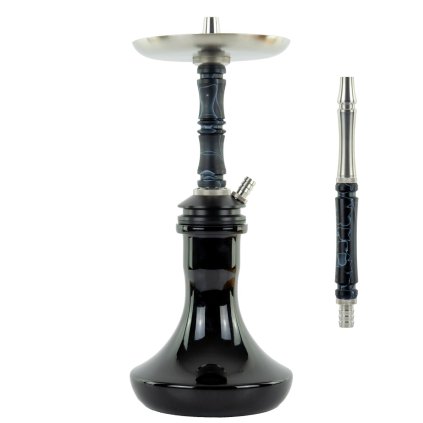Hookah - Moze, Breeze Two Wavy Black