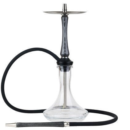 Hookah - Union, Sleek Standard Black/Silver