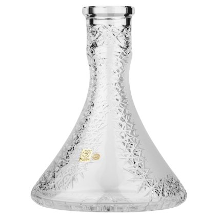 Hookah base - Caesar Crystal, Frozen Cone Clear