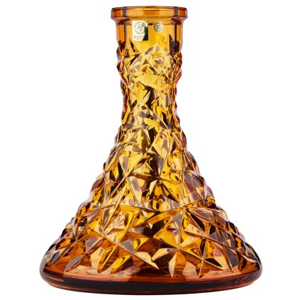 Hookah base - Caesar Crystal, Rock Cone Orange