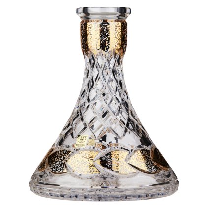 Hookah base - Caesar Crystal, Golden Dream Karo Cone
