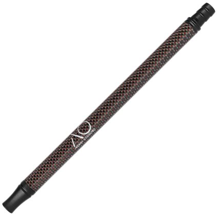 Hookah mouthpiece - AO, Carbon Alu Black/Red