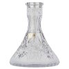Hookah base - Caesar Crystal, Hoarfrost Cone Clear