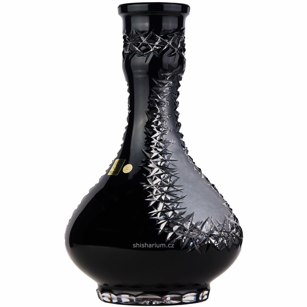 Váza pro vodní dýmku - Caesar Crystal, Frozen Drop Black