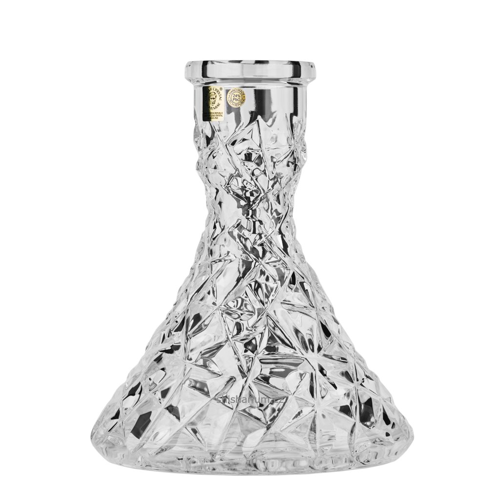 Váza pro vodní dýmku - Caesar Crystal, Rock Mini Clear - Shisharium.cz