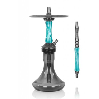 Vodní dýmka - Ocean Hookah, Kaif S 2nd Edition Black Turquoise 1