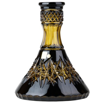 Váza pro vodní dýmku - Caesar Crystal, Hoarfrost Cone Amber 1