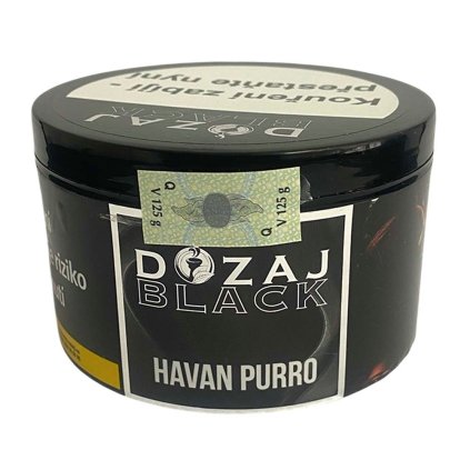 Tabák Dozaj Black 125g - Havan Purro
