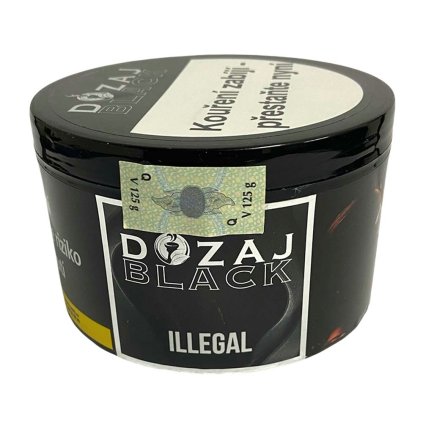 Tabák Dozaj Black 125g - Illegal