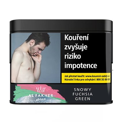 tabak al fakher snowy fuchsia green 200g new