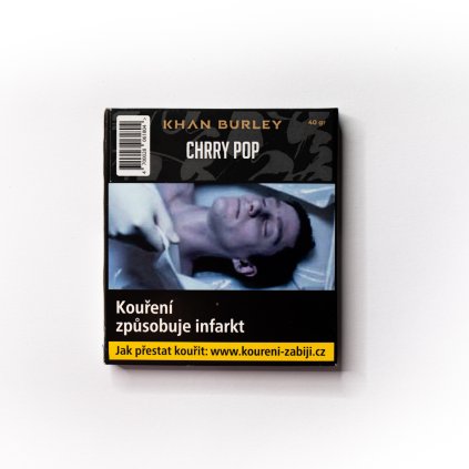 Tabák Khan Burley 40g - Chrry Pop