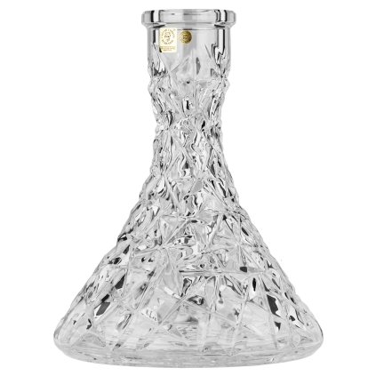 Váza pro vodní dýmku - Caesar Crystal, Rock Cone Clear