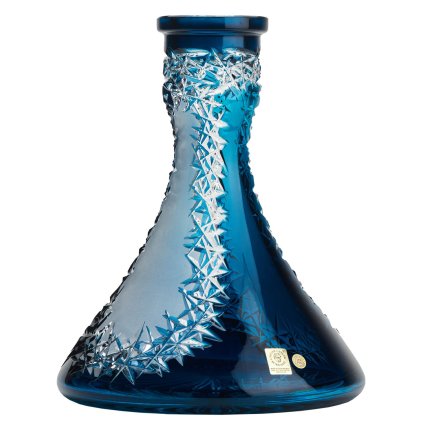 Váza pro vodní dýmku - Caesar Crystal, Frozen Cone Azur