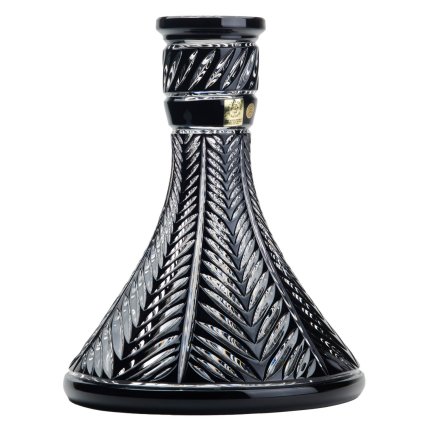 Váza pro vodní dýmku - Caesar Crystal, DeepCut Cone Black